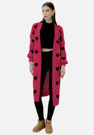 Strickjacke - rosa