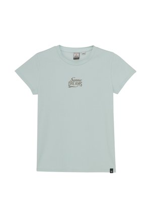 CHEST AND BACK - T-shirts print - blue glow