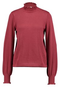 VILA Strickpullover - red