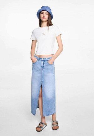 Jeansrock - light blue