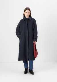 Samsøe Samsøe ALMA COAT - Klasický kabát - blue