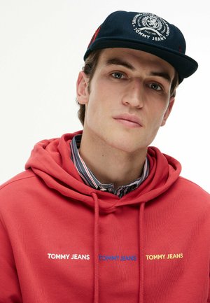 Tommy Jeans, TOMMY JEANS FLAG EMBROIDERY SIX-PANEL BASEBALL CAP - Gorra - dark blue