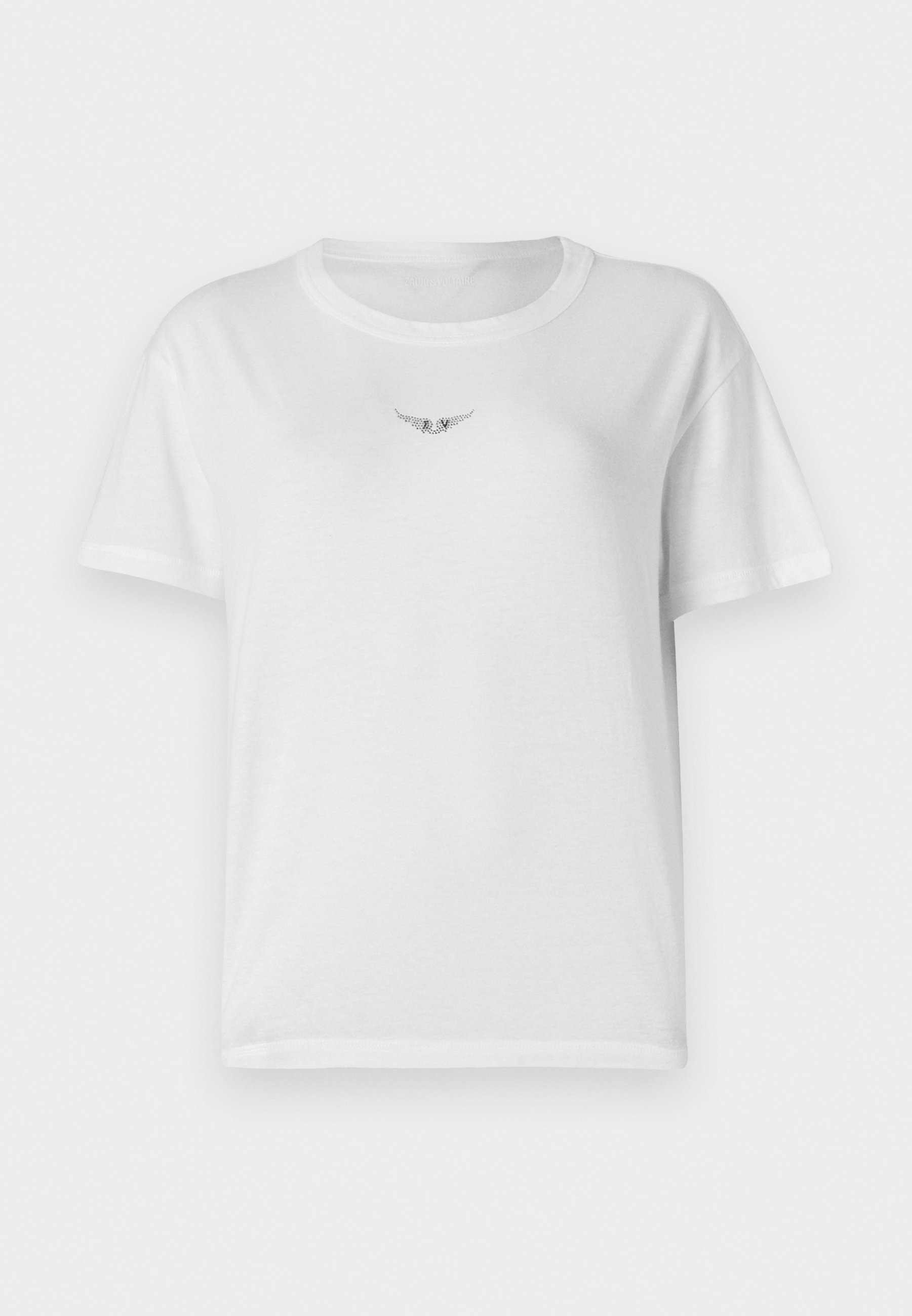 売れ筋商品|||ザディグ エ ヴォルテール Tシャツ レディース トップス MARTA WINGS STRASS - Print T-shirt - blanc Marta Studded T-shirt t-shirt white women | Zadig&Voltaire