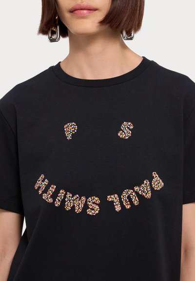 PS Paul Smith HAPPY - Print T-shirt - black