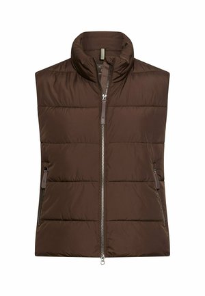 camel active WINDDICHTE WESTE MIT REISSVERSCHLUSSTASCHEN - Vest - brown