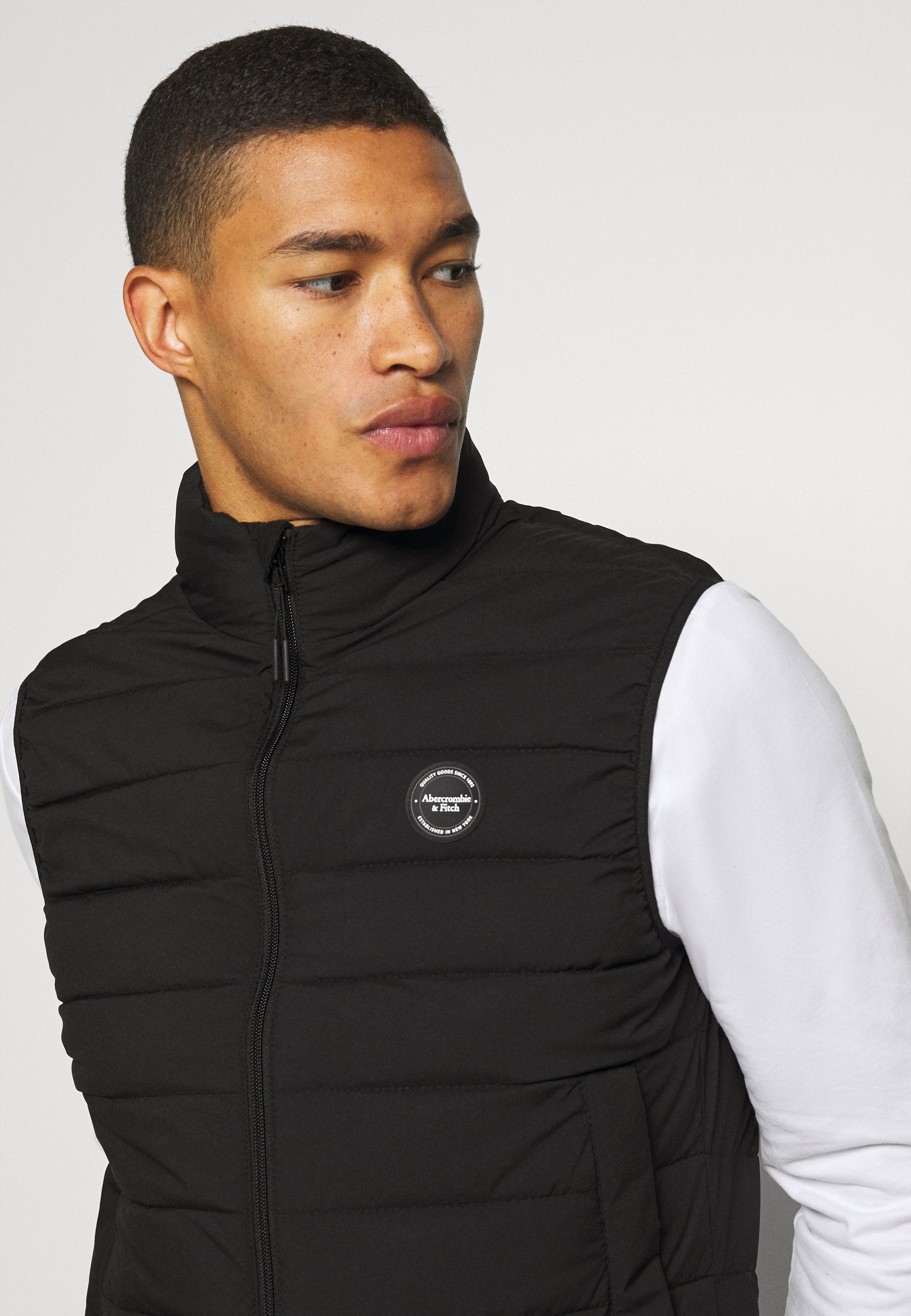 abercrombie puffer vest