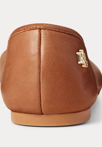 Lauren Ralph Lauren JAYNA LEATHER FLAT - Ballerine - deep saddle tan