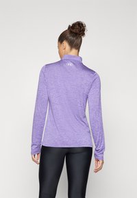 Under Armour TECH TWIST - Langærmet T-shirt - lavish/white