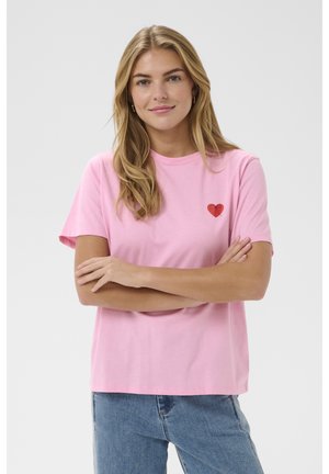 Saint Tropez PEXTANSZ - Majica kratkih rukava s printom - bonbon