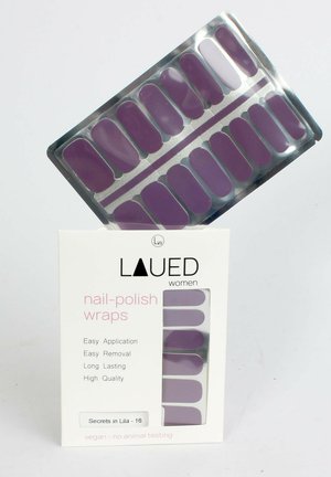 VARGU LAUED NAGELFOLIEN SOLID PURPLE - Nail stickers - secrets in lila