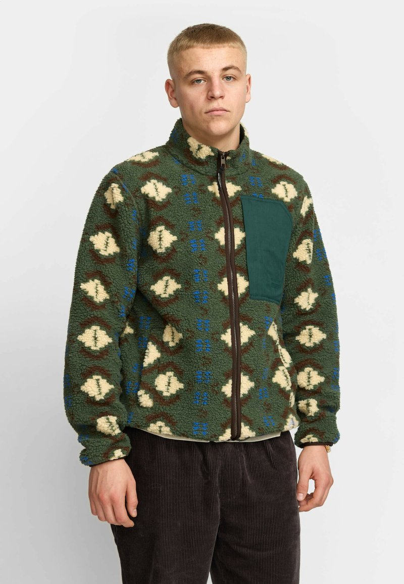 REVOLUTION Fleecejas - green