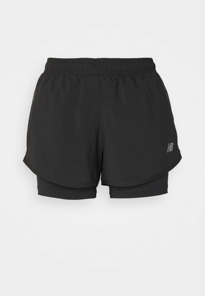 ESSENTIALS SHORT - Short 2 en 1 - black