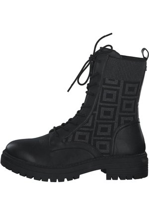 Lace-up boots - black   muster