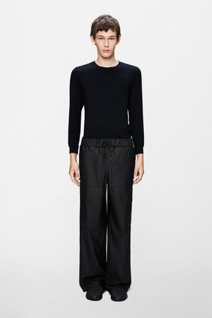 WIDE W3 UNISEX - Cargobukse - black