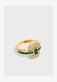 Unselected, yellow gold-coloured