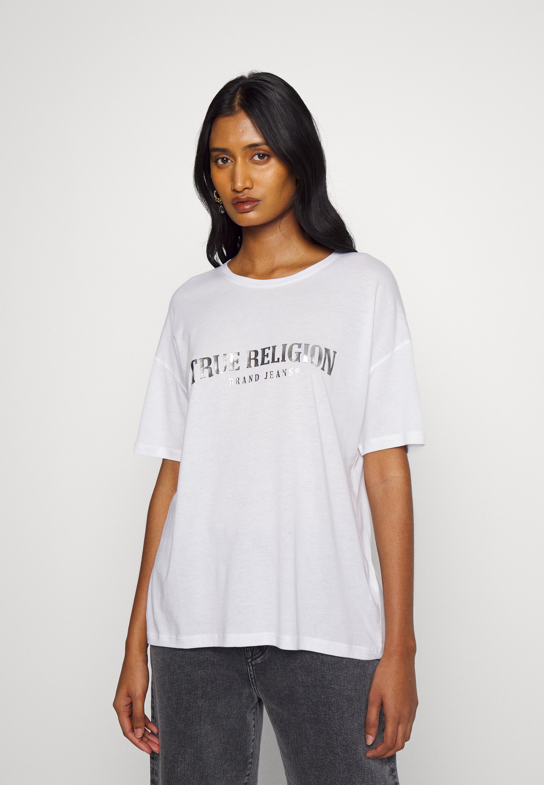 white true religion tee