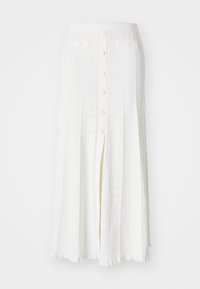 JUPE MIDI POINT FANTAISIE - A-line skjørt - ecru