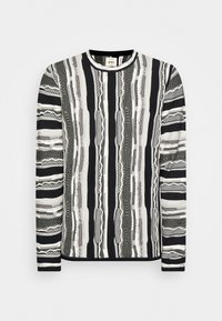 HERNANDES - Pulover - black/white