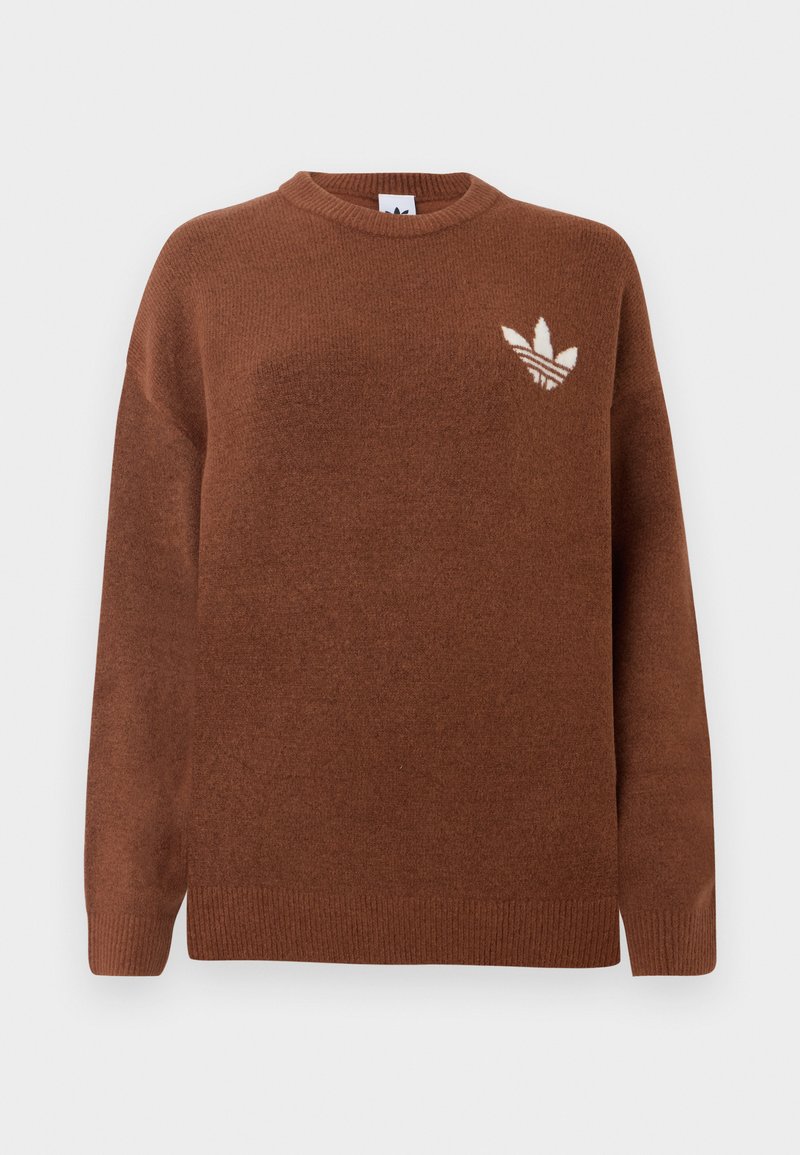adidas Originals KNITTED Pullover preloved brown/marron ZALANDO