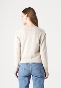 pure cashmere DETACHABLE SLEEVE  - Maglione - seashell