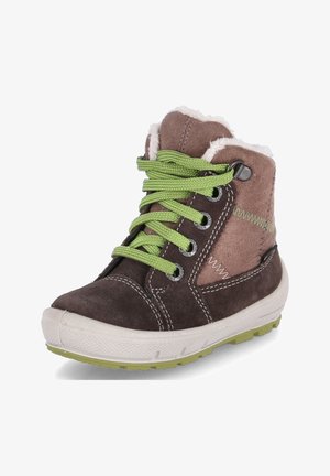 Superfit GROOVY - Snowboots - braun/grün