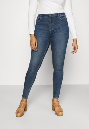 PCHIGHFIVE - Skinny džíny - medium blue denim