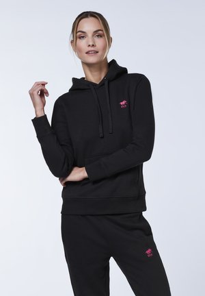NORMALE PASSFORM - Kapuzenpullover - black beauty