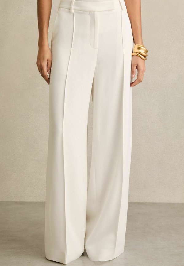 SIERRA CREPE WIDE LEG TAILORED - Stoffhose