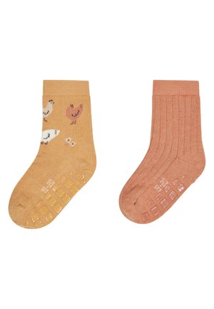 ABS SOCKEN DP HÜHNER - Socks - sandbraun