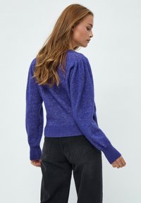 Minus MIDITTA KNIT CARDIGAN - Kardigan - royal blue melange