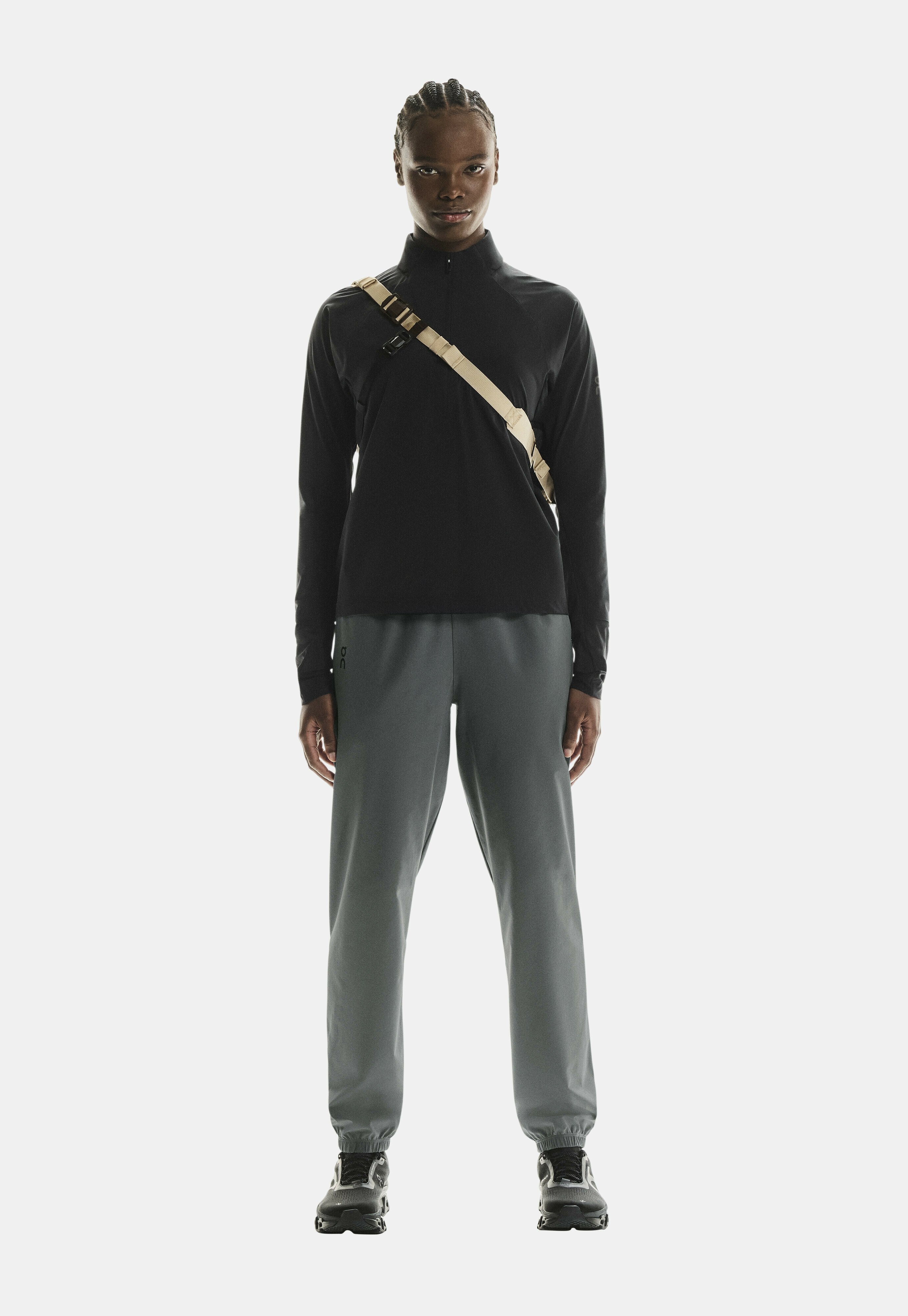 On SLING PACK 9L - Bum bag - sand black/light brown - Zalando