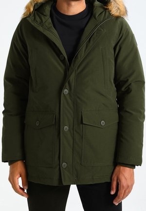 Daunenmantel - dark green