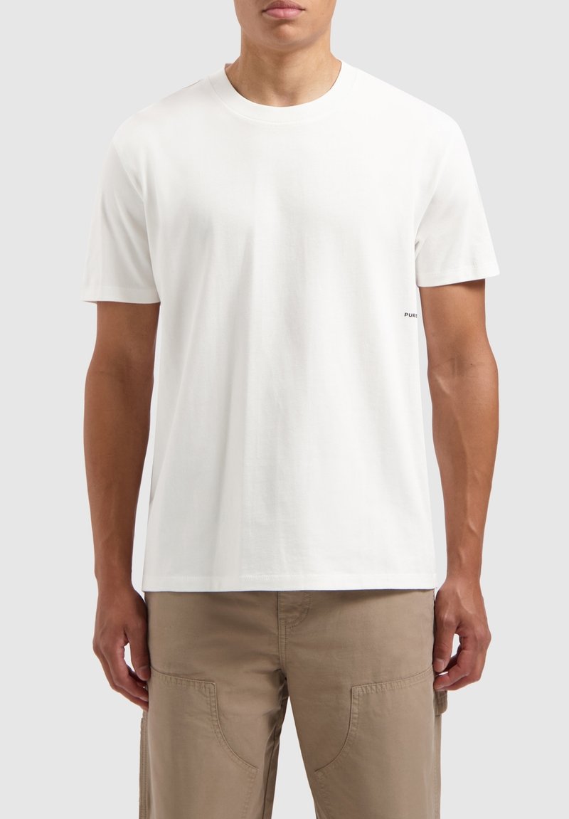 Pure Path CREWNECK - T-shirt basic - off white