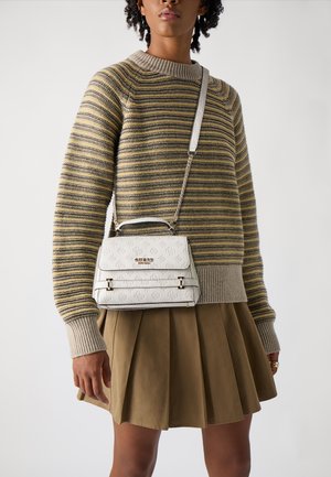 ZARELA TOP HANDLE FLAP - Borsa a mano - off white