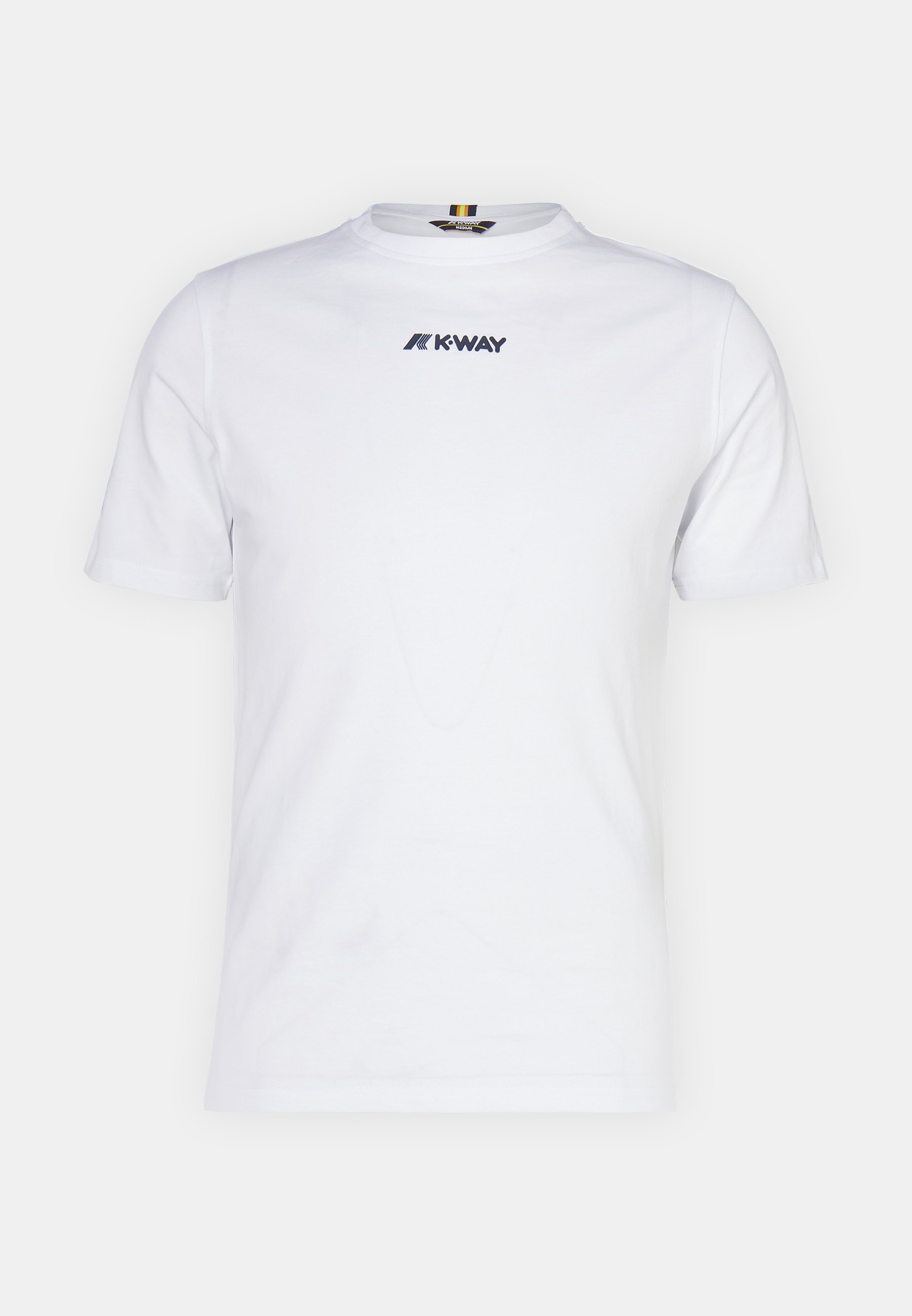 Tシャツ・カットソー K WAY Men T Shirts K4125EW 001 White Buy Calvin Klein Men White Long Sleeve Brand Print T-Shirt