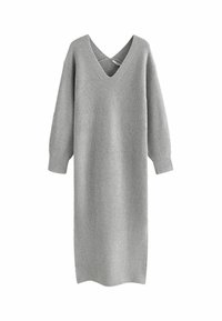 V-NECK TALL - REGULAR FIT - Robe longue - silver sparkle