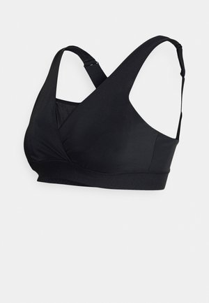 Lindex SPORT BRA NAIMA NURSING WRAP SUPP - Reggiseno con spalline regolabili - black