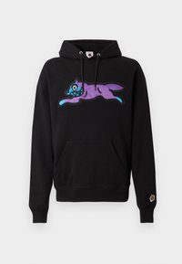 RUNNING DOG POPOVER HOOD - Mikina s kapucí - black