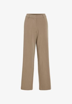 VILA, VIEMMI RW STRAIGHT PANT - NOOS - Stoffhose - beige