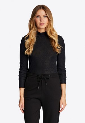 Rich & Royal TURTLE NECK LONGSLEEVE - Jumper - black