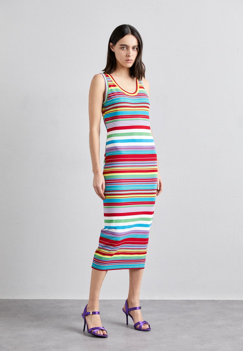 MOSCHINO JEANS Robe pull - fantasy red/multicolore - ZALANDO.FR