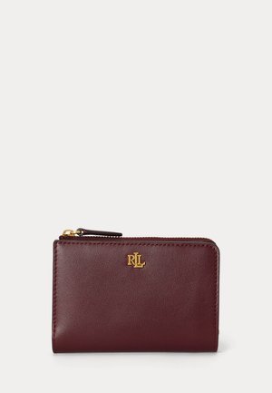 Lauren Ralph Lauren, LEATHER SMALL BI-FOLD WALLET - Portefeuille - dark garnet