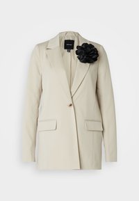 VMTESS LOOSE FLOWER - Žakete - silver lining/black