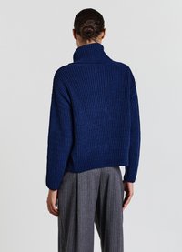 Calliope DOLCEVITA TINTA UNITA - Strickpullover - blu