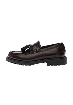 FLAT LOAFERS - Loafers - bordeaux