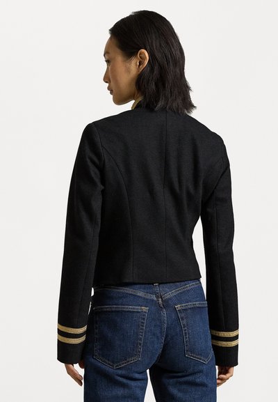 Polo Ralph Lauren SOUTACHE TRIM SURPLUS INTERLOCK BLAZER - Blejzer - black