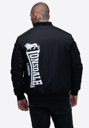 NORMALE PASSFORM LUDFORD - Chaquetas bomber - black white
