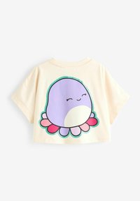 Next SQUISHMELLOWS BOXY FIT - Printtipaita - ecru white
