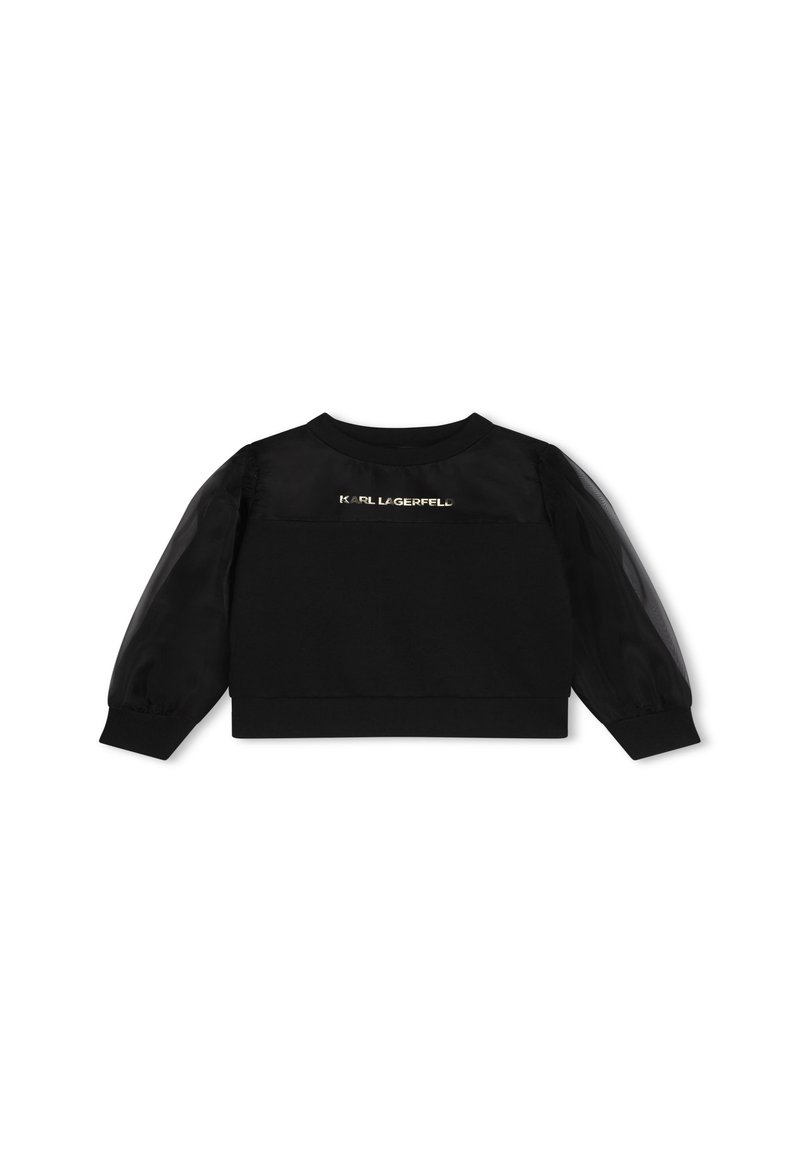 KARL LAGERFELD KIDS Sweater zwart KARL LAGERFELD KIDS Sweater zwart