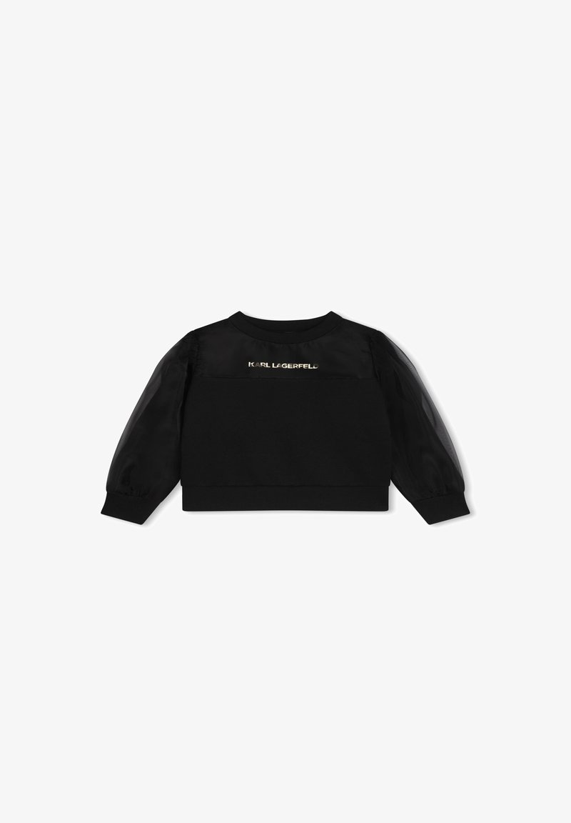 KARL LAGERFELD KIDS SLEEVE - Sweatshirt - black